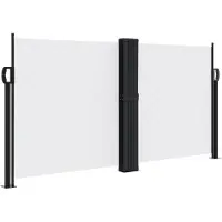 Syfax Auvent latéral rétractable blanc 120x1200 cm