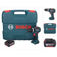 Bosch GSB 18V-55 Professional Perceuse-visseuse à percussion sans fil 18 V 55 Nm Brushless + 1x batterie 4,0 Ah + Coffret - sans chargeur