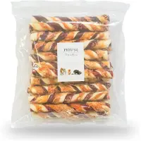 PETSTYLE LIVING Grillons à mâcher avec poulet & bœuf 20cm - Friandise pour chiens - 20 pièces
