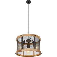 Globo Lighting Lampe à suspendre métal noir mat, 3x E27
