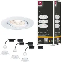 Paulmann Luminaire LED encastré Nova Mini Plus Set de base orientable