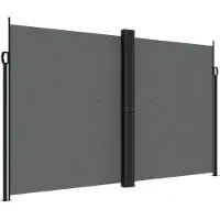 Syfax Auvent latéral rétractable anthracite 200x1000 cm