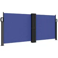 Syfax Auvent latéral rétractable bleu 100x600 cm