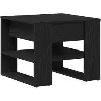 Syfax Table basse Chêne noir 55,5 x 55 x 45 cm Bois d'ingénierie