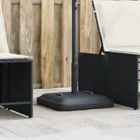 Prolenta Support de parasol exclusif, avec poignées, pour mâts de diamètre 38/48 mm, capacité de 27 kg