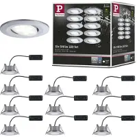Paulmann LED encastré Calla set de base orientable