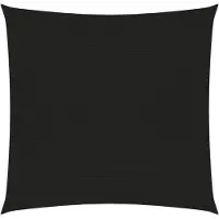 The Living Store Store 160 g/m² Noir 3,6x3,6 m HDPE