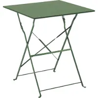 Oviala Table de jardin pliante bistrot en acier 60 cm vert cactus - Rome