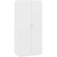Syfax Garde-robe Blanc 80x52x180 cm Bois d’ingénierie