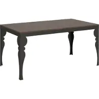 Itamoby Table Extensible 90X160/264 Cm Paxon Evolution Noyer Structure Anthracite