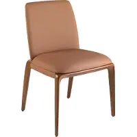 Angel Cerdá Chaise Angel Cerdá en éco-cuir marron 4135