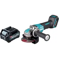 Makita GA 047 GD1 Meuleuse d'angle sans fil 40 V max. 125 mm X-LOCK Brushless + 1x batterie 2,5 Ah - sans chargeur