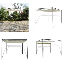 vidaXL Pavillon de jardin avec toit escamotable - Toit solaire - Toit solaire - Pavillon de jardin - Pavillons de jardin