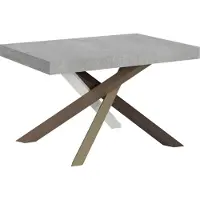 Itamoby Table Extensible 90X140/244 Cm Volantis Cemento Structure 4/C