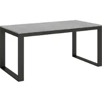 Itamoby Table Extensible 90X180/440 Cm Tecno Evolution Cement Structure Anthracite