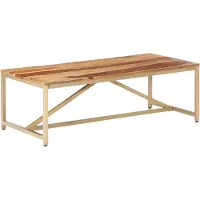 Syfax Table basse 120x60x40 cm Bois massif