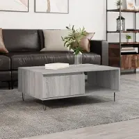 Prolenta Maison Exclusive - Table basse grise Sonoma 90x60x35 cm Matériau dérivé du bois