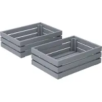 Vicco tiroir Novaro Gris Lot de 2, Model 54751