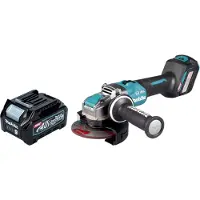 Makita GA 041 GD1 Meuleuse d'angle sans fil 40 V max. 125 mm X-LOCK Brushless + 1x batterie 2,5 Ah - sans chargeur