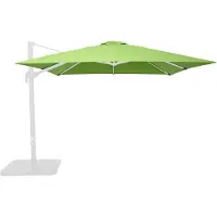 Oviala Toile pour parasol déporté 3x3m vert - Malaga