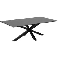 Ebuy24 Helium Table basse, noir.