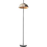 STONES Egg Lampadaire En Carton Recyclé Noir