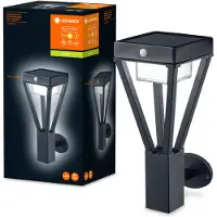 Ledvance Applique et plafonnier LED : pour mur, ENDURA STYLE SOLAR BOUQUET / 6 W, 3 V, blanc chaud, 3000 K, matériau du boîtier : aluminium, IP44