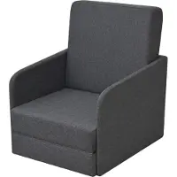 Prolenta Maison Exclusive - Fauteuil convertible gris foncé tissu