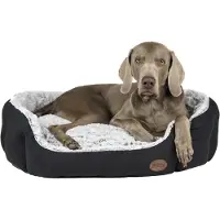 Nobby Comfort, lit ovale "CACHO", dimensions : 55 x 50 x 21 cm, couleur : gris foncé