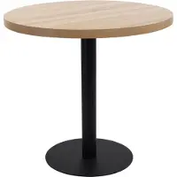Prolenta Maison Exclusive - Table de bistrot marron clair 80 cm en MDF