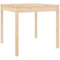Syfax Table de jardin 82,5x82,5x76 cm bois massif de pin