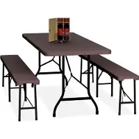B2X Table de jardin pliante