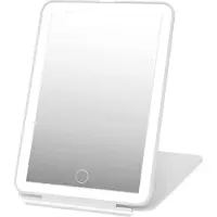 Uniq Miroir LED pliable et rechargeable - Vanity Travel Mirror - Blanc