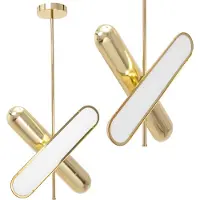 Toolight Lampe Suspendue Led APP832-CP Gold