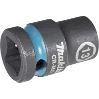 Makita Clé à douille à choc courte SW13 Impact Black 1/2 pouce 4K E-16097