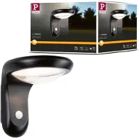 Paulmann Solar LED Applique murale extérieure Diskola Détecteur de mouvement àcrépusculaire (IR)