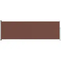 Syfax Auvent latéral rétractable de patio 200x600 cm Marron