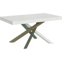 Itamoby Table Extensible 90X160/420 Cm Volantis Structure Frêne Blanc 4/A