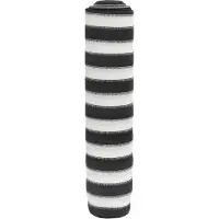 Syfax Filet brise-vue anthracite et blanc 1,2x10 m PEHD 195 g/m²