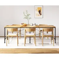 Prolenta Maison Exclusive - Table à manger en bois massif de manguier, 240 cm