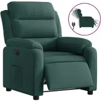 Sonstiges Fauteuil inclinable électrique vert foncé velours