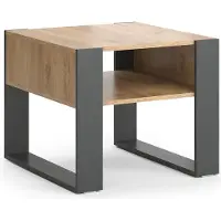 Vicco Table basse Anthracite 59.2x50.6cm, Model 37856