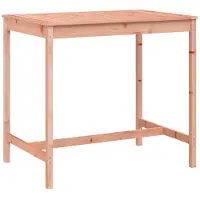 Syfax Table de jardin 121x82,5x110 cm bois massif de douglas