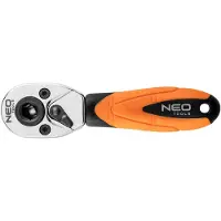 Neo Tools Cliquet pour embouts et douilles 1/4", 105 mm