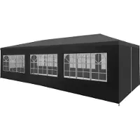 vidaXL "Vente d'hiver "Tente de réception 3x9 m Anthracite - Pavillons & Tentes de réception - clorisNouveau1502941