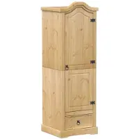 Syfax Garde-robe Corona 55x52x170 cm bois de pin massif