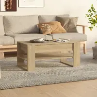 Prolenta Maison Exclusive - Table basse en chêne Sonoma 102x55x45 cm Matériau dérivé du bois