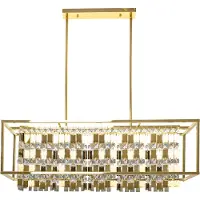 Toolight Lampe Suspendue APP1113-4CP Gold