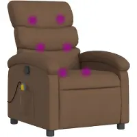 Sonstiges Fauteuil de massage inclinable Marron Tissu