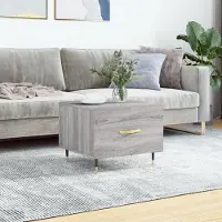 Prolenta Maison Exclusive - Table basse Gris Sonoma 50x50x40 cm Matériau dérivé du bois
